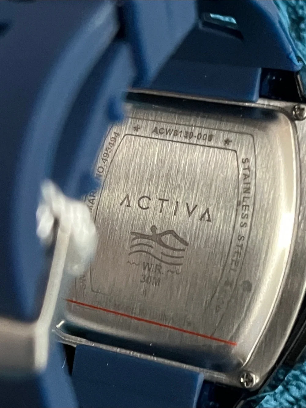 Activa Zalix X Invicta Digital Men's Watch - 46mm, Blue, Black (ACW8130-005)